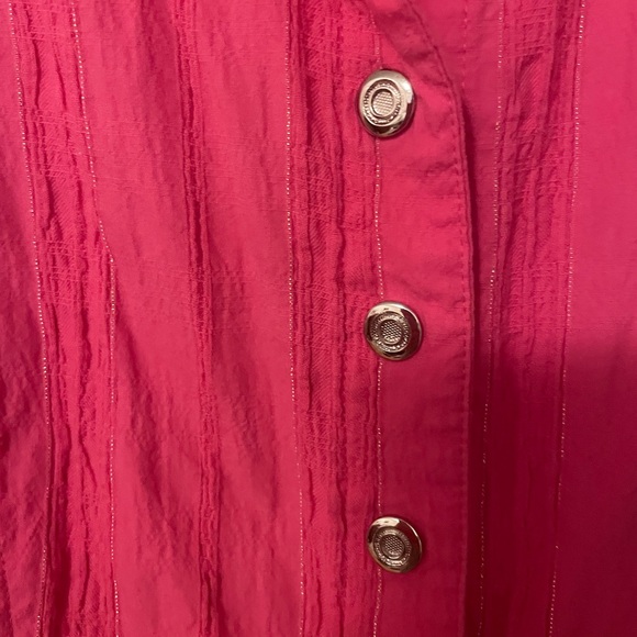 Christopher and Banks size extra large pink summer blouse. - Picture 2 of 8